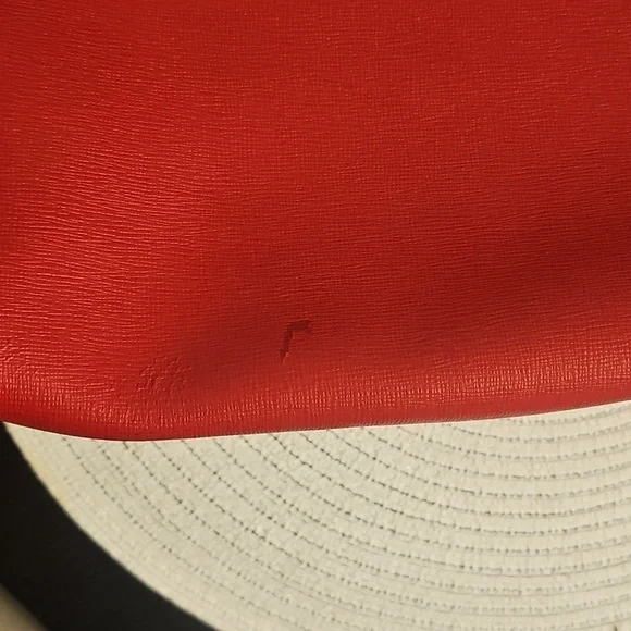 Fendi Monster Eyes Tote – Red Saffiano Leather With Fendi Charm - Picture 16 of 16